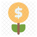 Investment Dollar Growth Icon