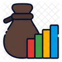 Investment Money Bag Growth Icon