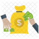 Savings Investment Dollar Sack Icon
