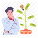 Money Plant Money Growth Investment Growth Icon