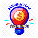 Investment Idea Bulb Spending Icon
