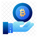 Investment in bitcoin  Icon
