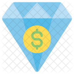 Investment in diamond Icon