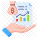 Investment Insurance Statistics Financial Icon