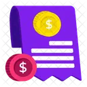 Investment Invoice Fund Invoice Investment Receipt Icon