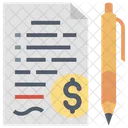 Investment Paper  Icon