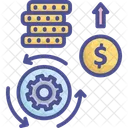 Investment Process Business Coin Icon