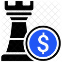 Chess Investment Money Icon