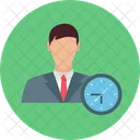Businessman Entrepreneurship Time Management Icon