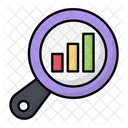Investment Tracking Find Search Icon