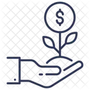 Finance Hand Investments Icon