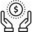 Dollar Economy Hand Icon