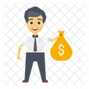 Employee Pay Dollar Icon
