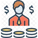 Investor Financier Capitalist Icon