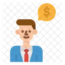 Financial Consultant Business Icon