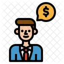 Financial Consultant Business Icon