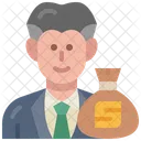 Investor Business Man Icon