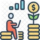 Investor Money Marketing Icon