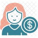 Investor Investment Female Icon