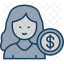 Investor Investment Female Icon