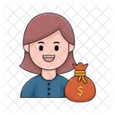 Investor Finance Business Icon