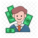 Investor Finance Business Icon
