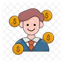 Investor Finance Business Icon