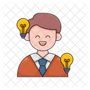 Investor Man Business Icon