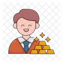 Investor Man Business Icon