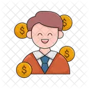 Investor Finance Business Icon