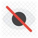 Invisible Eye Eye Password Icon
