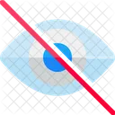 Olho Invisivel Retina Icon