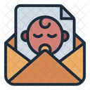 Invitacion Tarjeta De Bebe Anuncio Icono