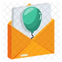 Invitación de cumpleaños  Icono