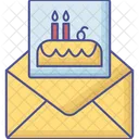 Invitación de cumpleaños  Icono