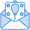 Invitación de fiesta  Icono