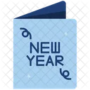 Invitation New Year Party Icon