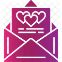 Invitation Letter Love Icon
