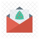 Invitation Noel Email Icon