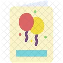 Invitation Birthday Card Card Icon