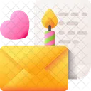 Invitation Card Celebration Icon
