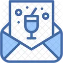 Invitation Letter Cocktail Icon