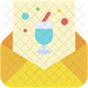 Invitation Letter Cocktail Icon