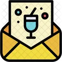 Invitation Letter Cocktail Icon