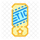 Invitation Ticket Night Icon