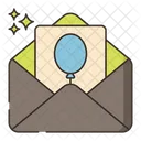 Invitation Card Celebration Icon