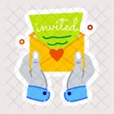 Invitation Letter  Icon
