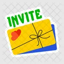 Invitations Invitation Letters Gift Cards Icon