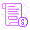 Invoice Dollar Icon