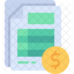 Invoice Icon - Download in Flat Style